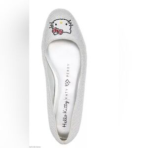 Katy Perry Collections Hello Kitty Silver Flats